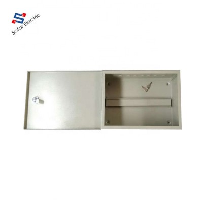 Hinged-cover Metal Electrical Junction Boxes With Cable Entry Knockouts